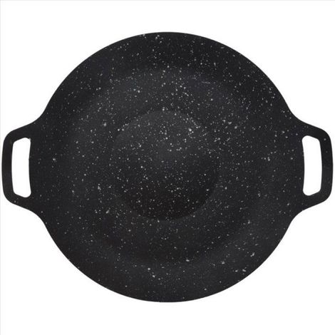 Plaque de barbecue coréenne antiadhésive 30 cm, pour camping en plein air, idéale pour cuire viande et plats, surface plane pour grillades (1/5)