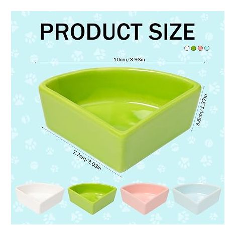 Gamelle Céramique Hamster, 10 x 7.7 x 3.5 cm, Couleurs (1/4)