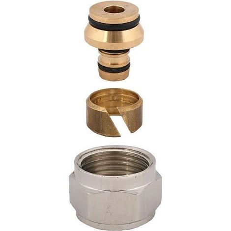 JS KLEMMVERSCHRAUBUNG F. VERBUND- ROHR D18, UE-MU 3/4", VERNICKELT
