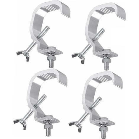 Supporto per proiettore da palcoscenico in alluminio pressofuso, antiscivolo, 4 pezzi (grigio) (1/5)