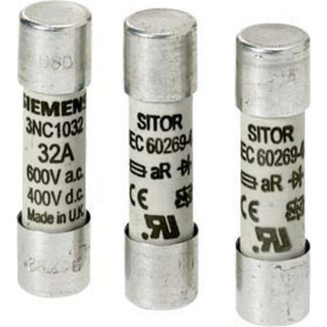 Siemens 3NC14500MK Zylindersicherungseinsatz     50 A  690 V 10 St.