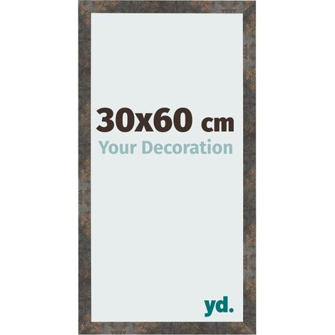 yd. - Cadre photo 30x60 - Metal Oxyde - MDF - Bologna