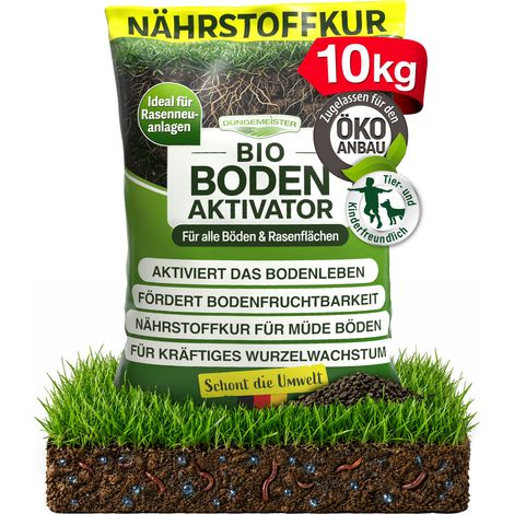 Bodenaktivator Dünger Bodenverbesserer - Nährstoffkur für müde Böden 10kg (1/5)