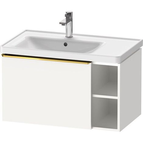 DURAVIT DE4258034180000 D-Neo WC suspendu blanc brillant 784x452x440 avec bride masquée