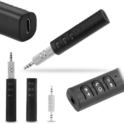 Adattatore Ricevitore Ricevitore Bluetooth Jack da 3,5 mm Microfono AUX Cuffie BT (1/5)