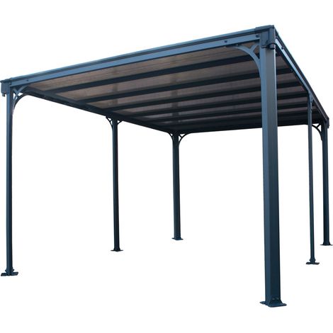 Palram - Canopia Aluminium Pavillon Milano 4300 Anthrazit 309x426x226 cm