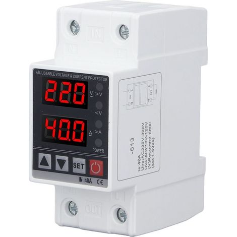 Dispositif de protection de tension, récupération automatique réglable sur interrupteur de protection 220V AC (1/5)
