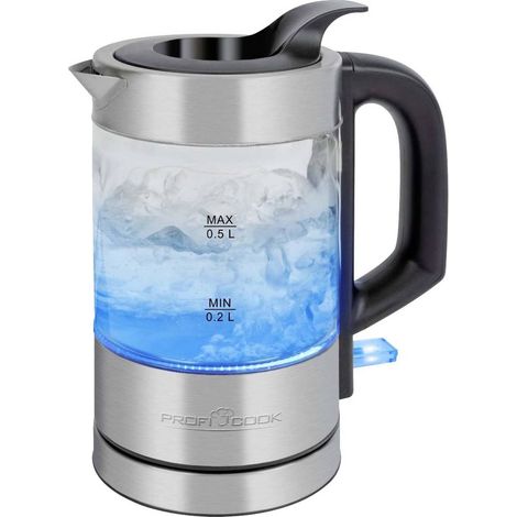 ProfiCook PC-WKS 1228G Bollitore Vetro Inox 0,5L