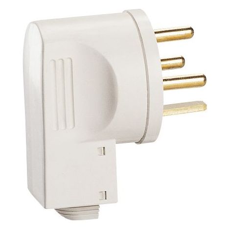 Legrand 055155 Enchufe - 20 A - 3P+T - plástico - con prensaestopa - salida lateral - marfil (1/2)