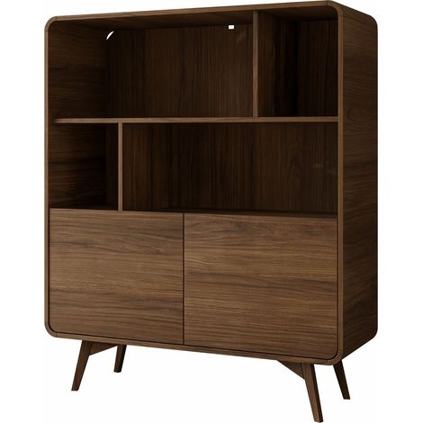 Estantería Focos , Con puertas, Cerrable, Aglomerado laminado, Número de puertas: 0, Número de cajones: 0, 130x108x39cm