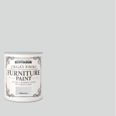 Rust-Oleum Chalk Chalky Furniture Paint Winter Grey 2.5L