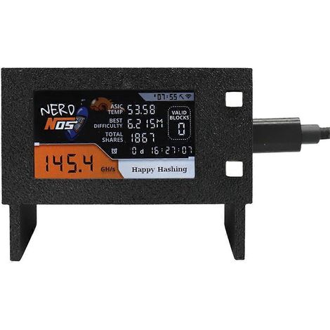Mineur solo Nerdnos NerdMiner 80-120 GH/s BTC Prise UE-- (1/5)