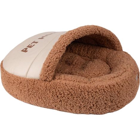 Lits pour Chats Niche Doudou avec Couverture,Sac Moelleux Confortable pour (1/5)