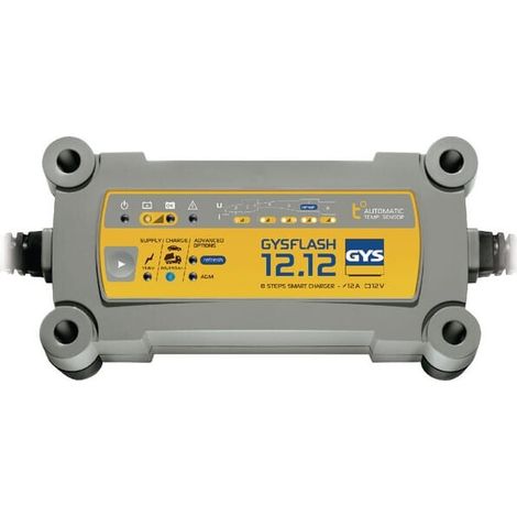 Cargador de batería Plomo 12V 12A de 20 a 250Ah GYSFLASH 12.12 (1/2)