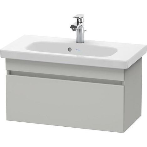 Support de lavabo DURASTYLE 730x350mm chêne noir / blanc mat