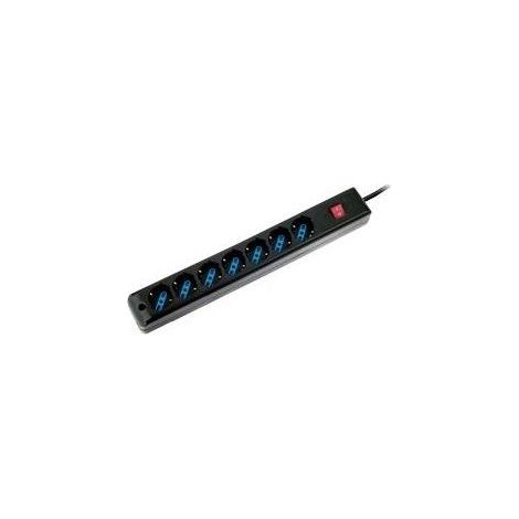 Atlantis Land P011-SL3007-B protection surtension Noir 7 sortie(s) CA 1,5 m (1/2)
