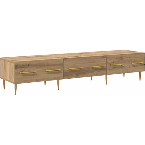 Maison Exclusive - Mobile TV Rovere artigianale 150 x 36 x 30 cm Legno multistrato
