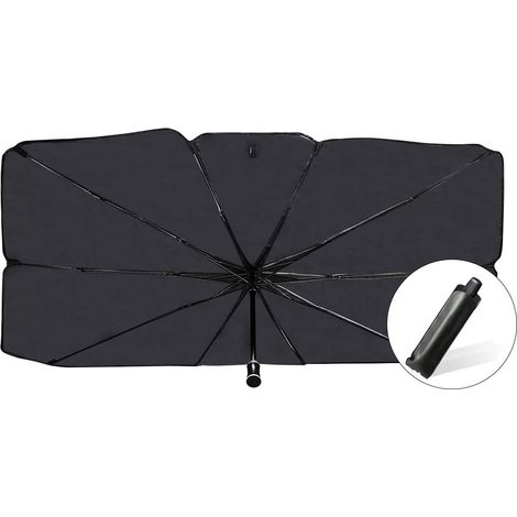 Pare-Soleil Pare-Brise - Réfléchissant UV + Chaleur - Pliable Compact - Pour Voiture Berline SUV Camion - 1 Pièce (1/5)