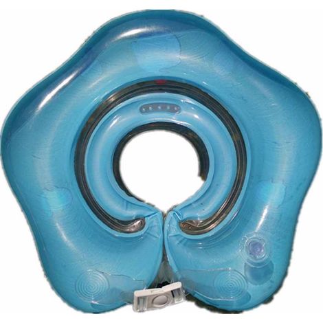 Anneau De Flottaison Pour Bébé - Collier Flottant Pour Bain - Conçu Pour Nouveau-Nés À 36 Mois - PVC Écologique - Double Chambre À Air - 1 Pièce