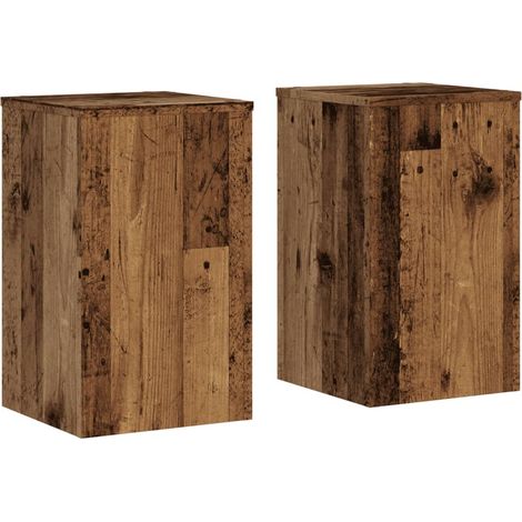 Maison Exclusive - Pflanzenständer 2 Stk. Altholz-Optik 30x30x50