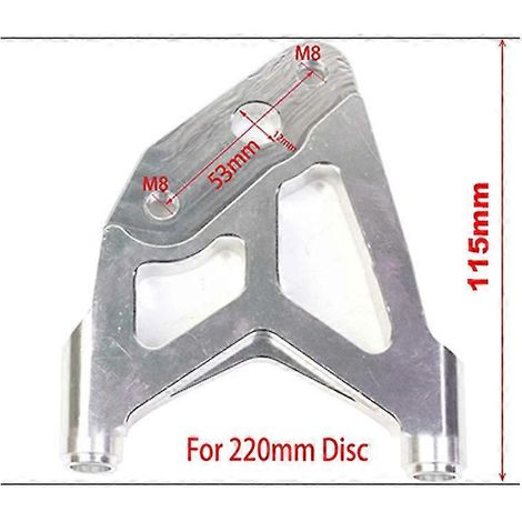 Ensemble maître-cylindre et étrier de frein à disque hydraulique avant et arrière pour scooter Yamaha RSZ Jog Force Dirt Bike Modify - Support B 220 (1/5)