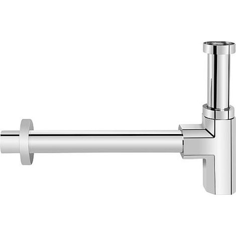 Bonde chromée Design Evando DN32(11/4), diam. 32 x 300 mm laiton chromé