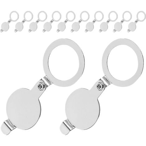 Cache jonctions en laiton pour portes 12 pièces diamètre