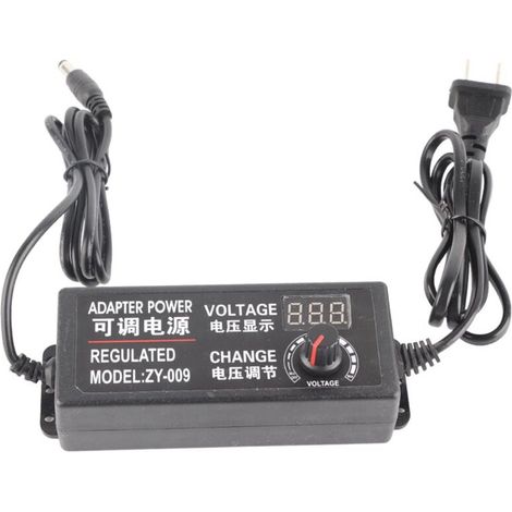 Adaptateur Secteur Variable DC 3V‑12V avec Prise US, Alimentation AC 100‑240V (1/5)