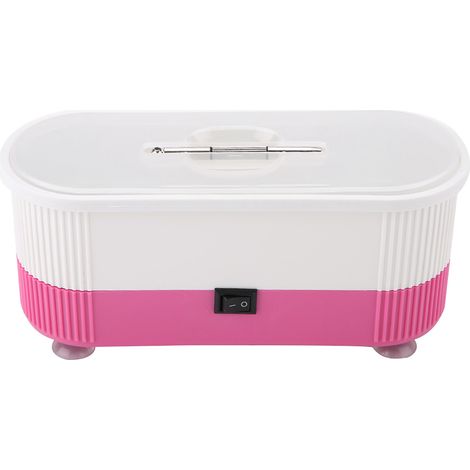 Lunettes nettoyeur ultrasonique rose pour verres, lentilles de contact, montres et bijoux (1/5)
