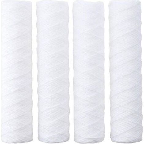Lot de 4 cartouches filtrantes de rechange de 10 pouces pour tout système d'osmose inverse (1/5)