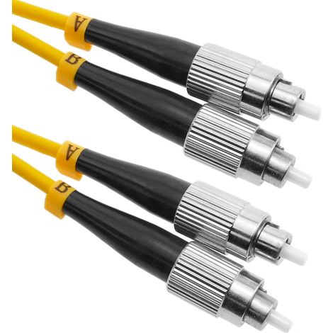 BeMatik - Câble á fibre optique ST/PC ST/APC duplex monomode 9/125 5 m OS2 (1/3)