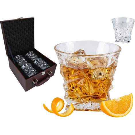Set di 4 bicchieri da whisky