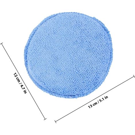 10 éponges polissage douces antirayures, pads ergonomiques haute absorption, entretien peinture auto (1/5)