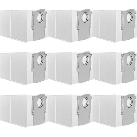 Lot de 9 sacs à poussière pour Roborock G30S Pro Saros 20 Sonic accessoire d'aspirateur accessoires de rechange (1/5)