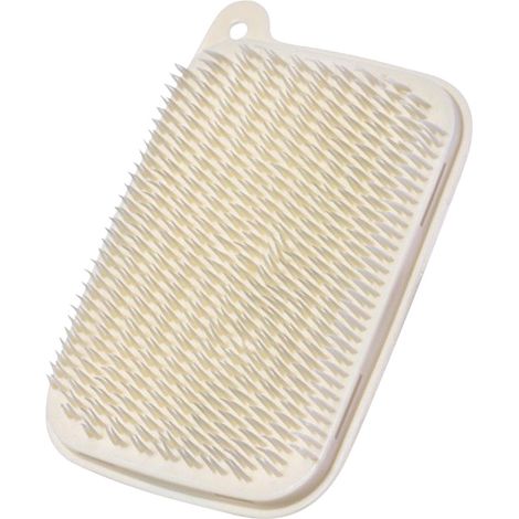 Brosse Pour Légumes - Brosse À Doigt Flexible En PE Alimentaire - Pour Évier Cuisine Planche À Découper - 11,5 x 8 cm - 1 Pièce (1/5)