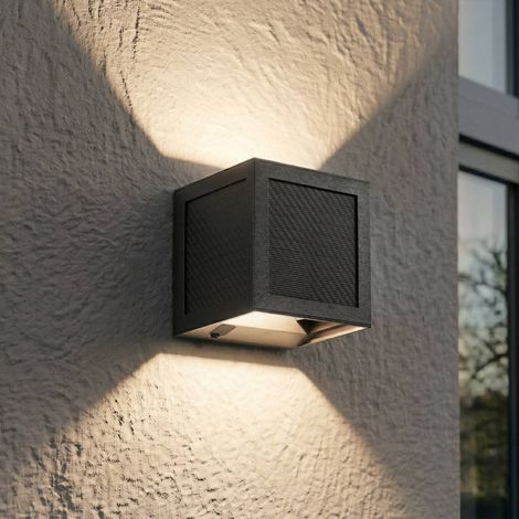 LED Solar Wall Light 'Avvin' made of Metal