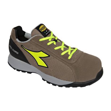 Chaussures de sécurité Diadora Glove MDS TEXT Low S1P HRO SRC – Pointure 37 – Tige en suède et tissu Mesh – Semelle anti-perforation K SOLRE