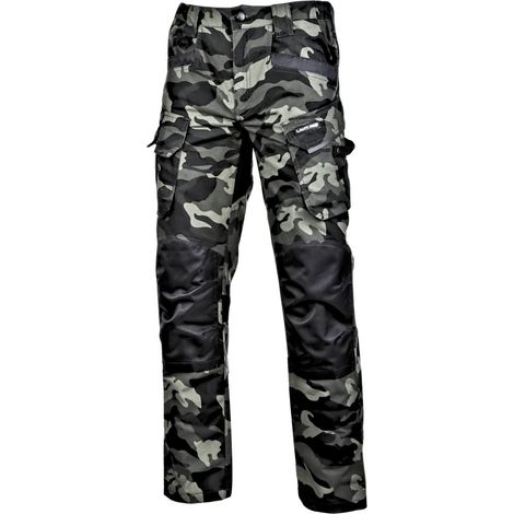 Pantaloni da combattimento mimetici verdi CON rinforzi, "M", CE,lahti (1/2)