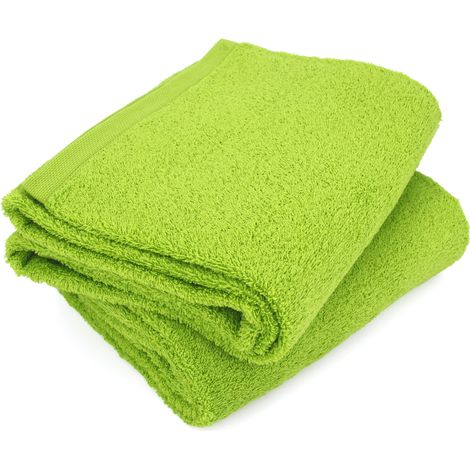Lot de 2 draps bain 90x150 ALPHA (1/5)