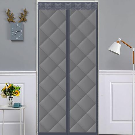 Rideau de porte thermique Rideau thermique épais, imperméable, garde au chaud, coupe-vent, auto-scellant, insonorisant, conservation de la chaleur, rideau de porte for chambre à coucher (1/5)