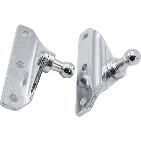 Eosnow 1 Paar Kugelbolzenhalterungen für Gasstrahlruder/Federbeinfedern, 10 mm Stahl (1/5)