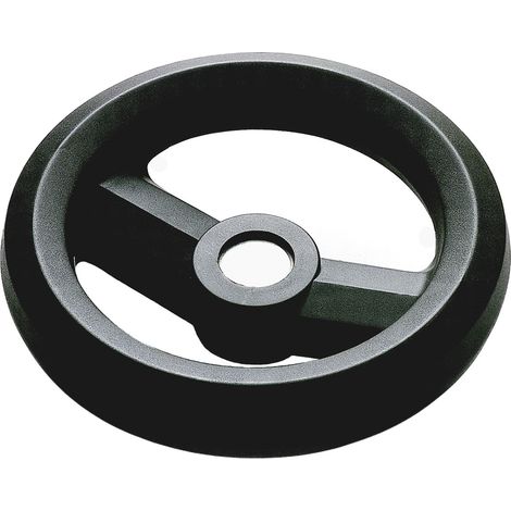 Volant de manœuvre RS PRO 80mm, 10mm Ø de montage en Technopolymère renforcé de fibre de verre ( Prix pour 1 ) (1/2)