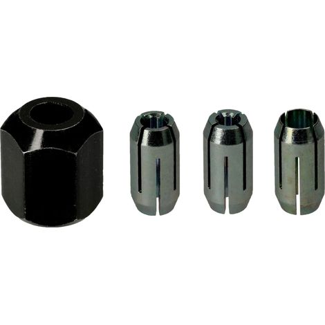 Coffret de pinces pour GCU 18V-30, Ø 1/8" (3,17 mm), 5/32" (3,96 mm), 1/4" (6,35 mm) et 1 écrou M10, Accessoires Fraises (1/5)