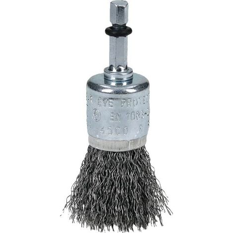 Cepillo rotativo de alambre 6mm hexagonal +pasador HIKOKI 751324 (1/2)