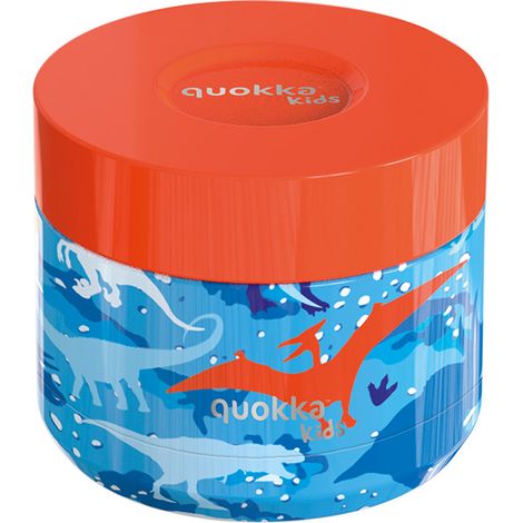 Quokka Whim Kids Food Jar - Contenitore termico per il pranzo / Thermos per bambini 369 ml (Dinosauro) (1/2)