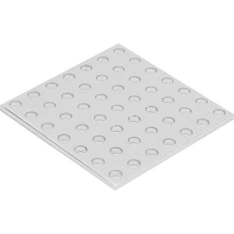 Plaque de grille en aluminium 3116‑0056‑0056 avec un excellent rapport résistance/poids, 7 x 7 trous (1/5)