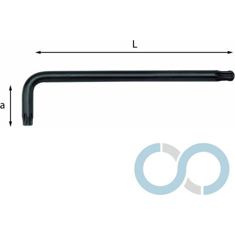 USAG 280 LTSTX T25 CHIAVI M.LUNGHE TORX