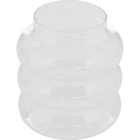 Umia jarrón de cristal 12x12x13cm - Atmosphera créateur d'intérieur (1/5)