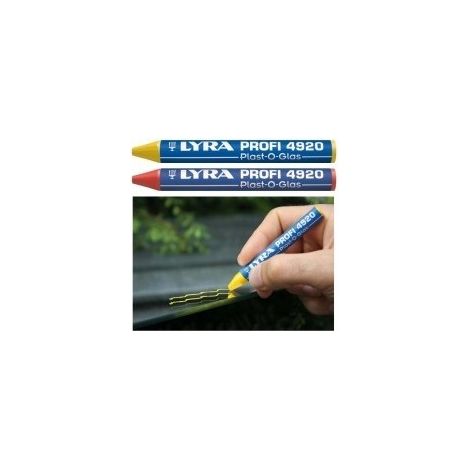 Tiza Lyra Plast-o-glas Rojo Dz4920017 - 1426r
