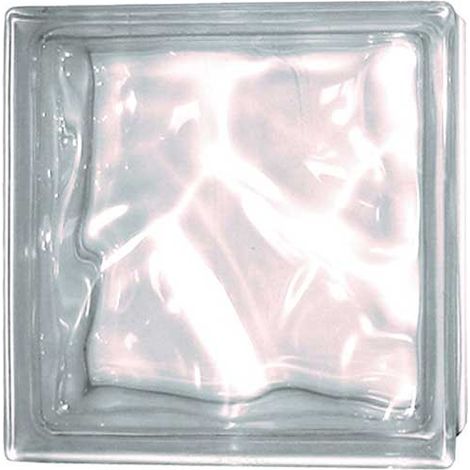 Vetrocamera trasparente\satinato cm 19x19x8 : Colore - Nuvola Trasparente